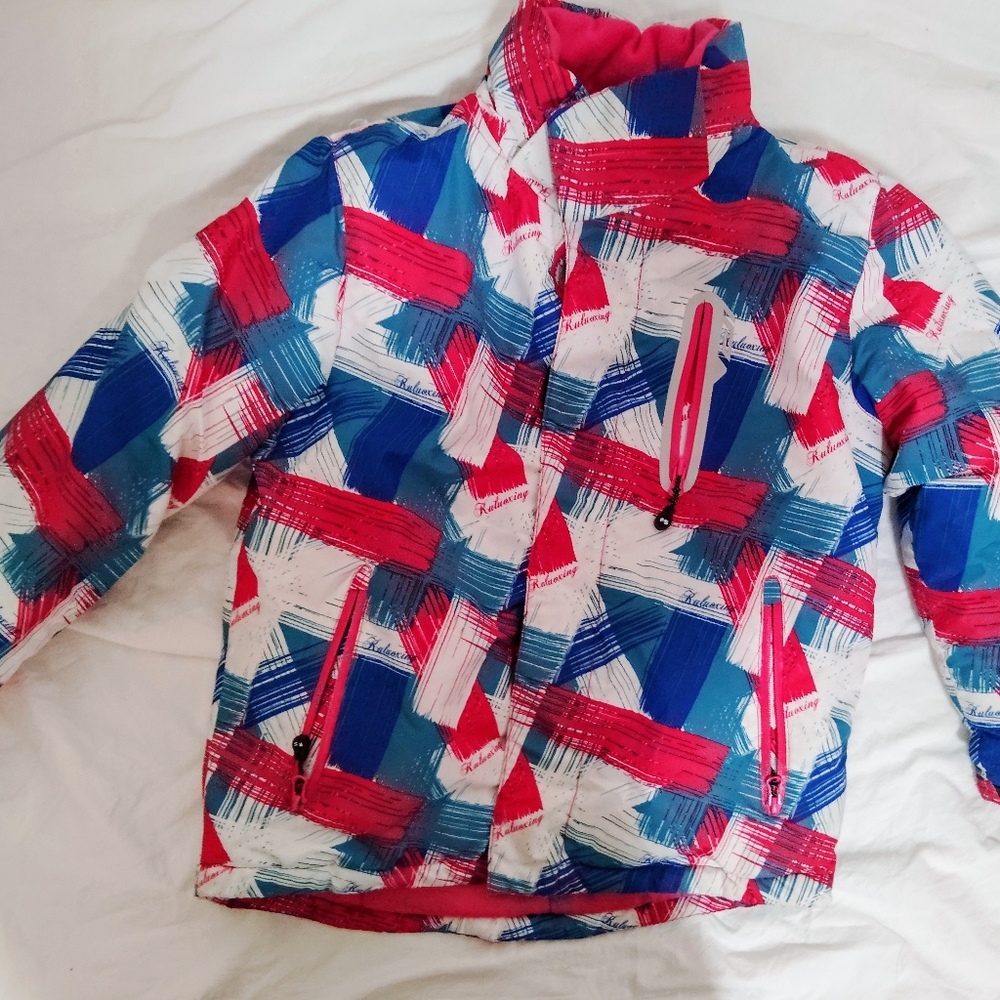 Vibrant Kids Snow Jacket – Size 12 – Warm & Water-Resistant!
